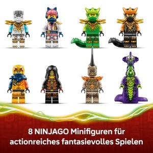 Set LEGO NINJAGO Der Drache des Lebens 71859 - 1050 piese, 8 minifiguri, dragon mobil - Img 5