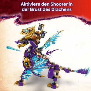 Set LEGO NINJAGO Lichtbogendrache 71836 cu 8 Minifiguri si Spinjitzu-Spinner - Img 4