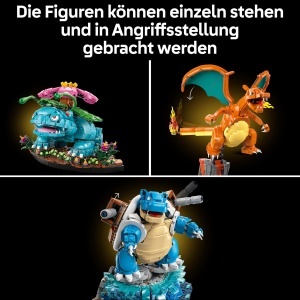 Set LEGO Pokemon Bisaflor, Glurak si Turtok 72153, 6838 piese, 3 figurine - Img 3