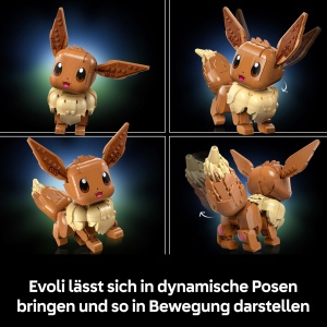 Set LEGO Pokemon Evoli 72151 - 587 piese, figura cu membre mobile, decoratiune pentru birou - Img 5