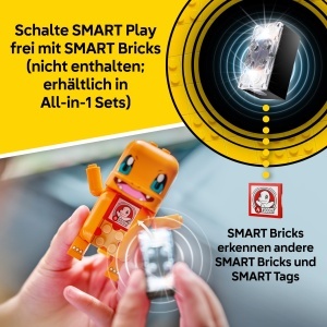 Set LEGO Pokemon Glumanda si Kleinstein - Interactiv, 198 piese, pentru copii de la 6 ani - Img 5