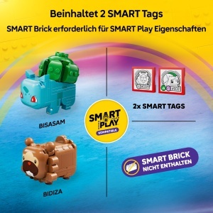 Set LEGO Pokemon SMART Play Bisasam si Bidiza, 240 piese, varsta 7 - Img 4
