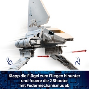 Set LEGO Star Wars 75459 - Imperiale Shuttle Lambda, 961 piese, 5 minifigurine - Img 5