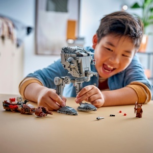 Set LEGO Star Wars AT-ST Angriff auf Endor 75424 cu 3 figurine, 347 piese - Img 9