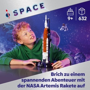Set LEGO Technic NASA Artemis SLS - Racheta si Raumschip, 632 piese, 70 cm - Img 2