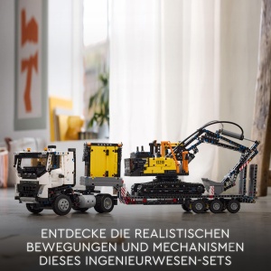 Set LEGO Technic Volvo FMX cu Bagger Electric EC230, 2274 piese, pentru copii 10 - Img 9