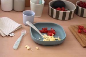 Set linguri silicon Beaba Rainbow 4 piese ergonomice si delicate - Img 4