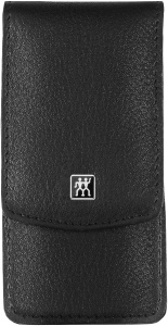 Set manichiura ZWILLING Classic, 3 piese, etui din piele neagra, inox - Img 3