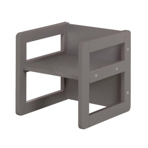 Set mobilier copii Roba 3in1 multifunctional lemn MDF culoare antracit - Img 9