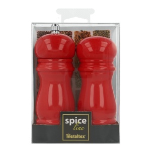 Set Moulage Piper si Sare Metaltex 586046041, Lemn Lacuit, 10 x 5 x 13 cm - Img 2