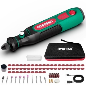 Set multifunctional rotativ HYCHIKA 3.6V, 77 accesorii, USB-C, viteza reglabila