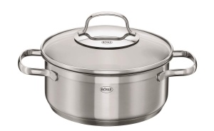 Set oale si tigai ROSLE Elegance, 10 piese, inox, compatibil inductie, cu capac de sticla - Img 3