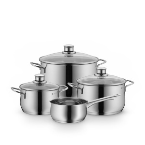 Set oale WMF Diadem Plus 4 piese, inox Cromargan, capacitate 2-6.5L, inductie