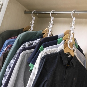 Set organizator umerase InnovaGoods 24 piese alb economisire spatiu montaj simplu - Img 2