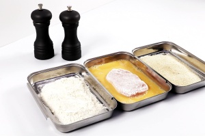 Set Panier APS, 3 piese - Tavi din inox, 18 x 15,5 cm, spatiu de stocare eficient - Img 3