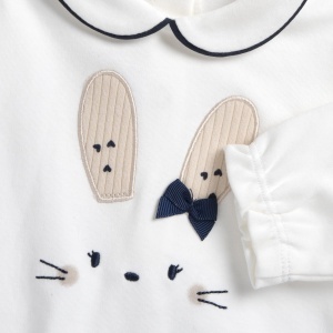 Set pentru fete Chicco cu tricou si colanti din material moale, usor de spalat - Img 4