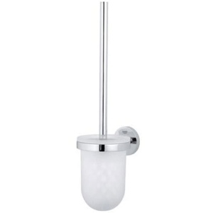 Set Perie WC GROHE Essentials, montare pe perete, crom, durabil