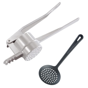 Set presa spatzle si lingura Westmark 612022E8 aluminiu argintiunegru