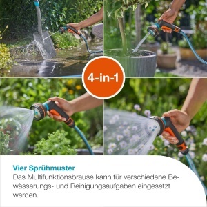 Set Pulverizator Multifunctional GARDENA Classic, 4 Tipuri Spray, Rezistent UV - Img 2