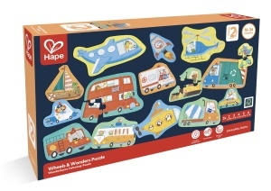 Set puzzle vehicule clasice 15 modele pentru dezvoltarea creativitatii si coordonarii - Img 3