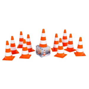 Set Pylone Theo Klein pentru Educatia Rutiera, 10 bucati, 13 cm - Img 2