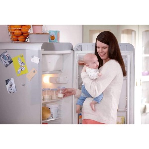 Set recipiente Philips Avent SCF61810 pentru depozitare lapte matern 180ml cu capac etans si adaptoare - Img 3