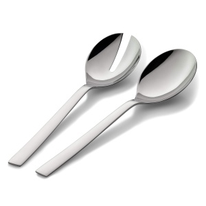 Set Servire Salate WMF Nuova, 3 piese, Cromargan inox, Portelan, 30 cm - Img 5