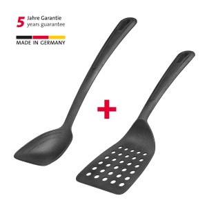 Set spatula lingura Westmark 2 bucati pentru vase acoperite plastic bland negru 283722E6 - Img 2