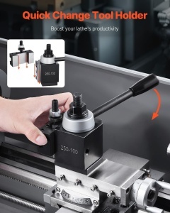 Set suport scule VEVOR 250-1006 6 piese pentru strunguri mini si metalice otel durabil - Img 3