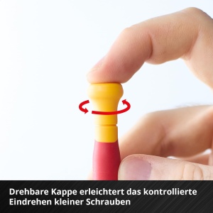 Set surubelnite Einhell 6 piese izolate 1000V varfuri S2 manere ergonomice - Img 3