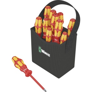 Set surubelnite Wera Kraftform 2go 100, 11 piese, izolate VDE