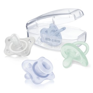 Set suzete Chicco PhysioForma, 4 suzete, 0-6 luni, silicon moale