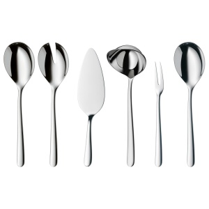 Set tacamuri WMF Kult Plus 66 piese Cromargan protect rezistent la zgarieturi si masina de spalat vase - Img 5