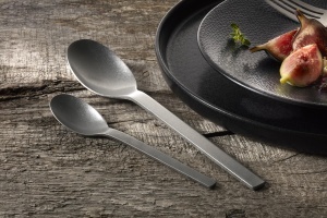 Set tacamuri ZWILLING Minimale Vintage 30 piese design ciocanit otel inoxidabil 1810 - Img 4