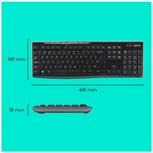 Set Tastatura si Maus Logitech MK270, Wireless, 2.4GHz, Nano-receiver - Img 7