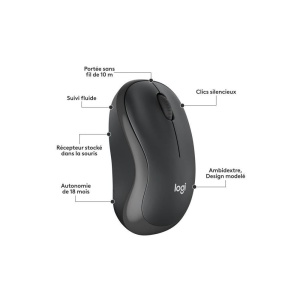 Set tastatura si mouse Logitech MK295, wireless, SilentTouch, confortabil - Img 6