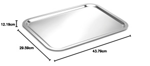 Set Termic HENDI, 5 piese, Tablett din inox, 2 Kuhlelemente, Polistiren, Albastru - Img 6