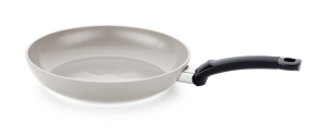 Set tigai clasice Fissler Ceratal / 2 bucati, tigaie din aluminiu, tigaie ceramica acoperita cu ceramica (24+28 cm) antiaderenta - inductie, gri - Img 3