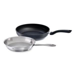 Set tigai Fissler Catania Cenit 2 piese inox si aluminiu inductie