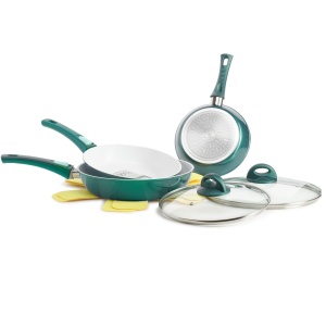 Set tigai Genius Cerafit Fusion 7 piese ceramica antiaderenta rezistenta termica pana la 455degC - Img 1