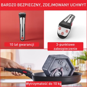 Set tigai si oale Tefal Ingenio Unlimited 8 piese Negru Antiaderent Inductie - Img 9