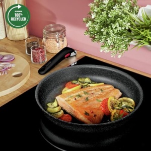 Set tigai Tefal Ingenio Black Stone L39990 3 piese maner detasabil antiaderente compatibile inductie - Img 11