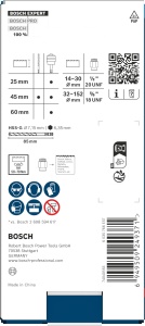 Set Umrust Bosch EXPERT Power Change Plus pentru Lochsage, 7,15 mm, 2 Adaptoare - Img 3