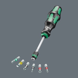 Set Unelte Wera Kraftform Kompakt 20, 7 piese, Negru-Verde, cu Geanta - Img 3