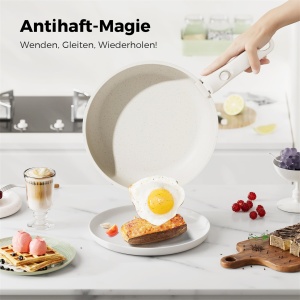 Set vase de gatit YASHE 20 piese cu maner detasabil antiaderent gri - Img 6