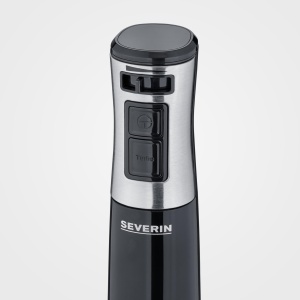 SEVERIN Blender de mana pentru piure si tocare blender cu reglare continua a vitezei blender detasabil 600 W negru otel inoxidabil periat SM 3771 - Img 6