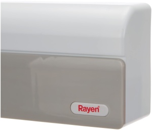Sfoara de rufe extensibila Rayen 0030, 6 linii, 22 metri, alba - Img 2