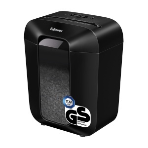 Shredder Fellowes LX41, 8 foi, 4x12 mm, negru