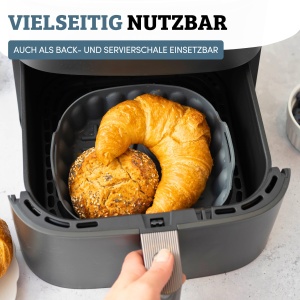 Silikonform pentru Friteuza cu Aer Cald Westmark Square Mini 18,5 x 18,5 cm - Img 10