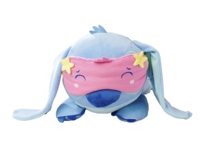 Simba Toys Disney Snuglets Stitch 40cm Plus Jucarie Moale cu Masca de Somn si Greutate 1500g - Img 8